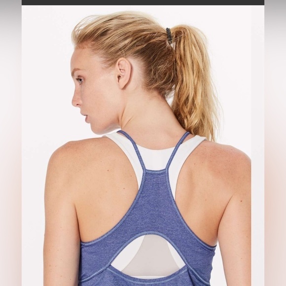 Lululemon Fast As Light Singlet Tank Top Size Small in
Heathered Psychic EUC - Picture 2 of 5